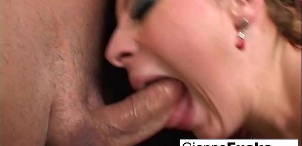 Insatiable Gianna Michaels drains two cocks of their cum!